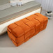 Upholstered Storage Ottoman With Safety Hinge