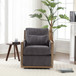 Comfy Accent Barrel Chair, 360 Degree Swivel