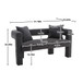 Modern Chenille Loveseat Sofa, Comfy Upholstered 2 Seater