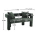 Modern Chenille Loveseat Sofa, Comfy Upholstered 2 Seater