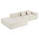 Sectional Sofa Full-Compressed Sofa Couch Free-Combined Sofa For Living Room