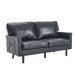 Mid Century Modern Loveseat Sofa With USB Ports, Removable Pillow Cover