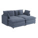 Modern Modular Sectional Sofa With Side Storage Pockets For Living Room