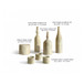 7 Pieces Luxury Natural Marble Living Room Accessories Set