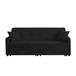 3 In 1 Convertible Sleeper Sofa Bed, Reclining Backrest, Pillows, Pockets