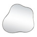 Cloud Shaped Metal Accent Wall Mirror - Black