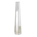 Handmade Glass Floor Vase - Silver