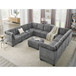 Modern Style 2400V S Gy Sectional Sofa With Modular Design - Gray