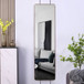 Elegant Flower Pear Color Full Length Mirror With Frame - Transparent