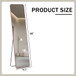 4Th Generation Floor Standing Full Length Mirror Wall Mounted Glass - Transparent