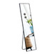 Aluminum Alloy Metal Frame Wall Mounted Full Body Mirror - Black