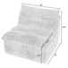 Modern Armless Lazy Floor Sofa Lounge Chair Comfy Bean Bag Couch For Living Room Bedroom Salon Office - Beige