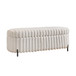 Flip Top Storage Bench With Metal Legs