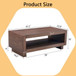 Modern Minimalist Rectangular Coffee Table