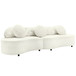 Modern Living Room Sofa Lamb Velvet Upholstered For Home