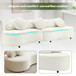 Modern Living Room Sofa Lamb Velvet Upholstered For Home