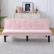Versatile Corduroy Sofa Bed With Solid Wood Frame