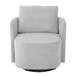 360° Modern Swivel Chair With Upholstered Curved Design