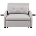 Versatile Pull Out Sofa Sleeper 3 In 1 With Wing Table & USB Charge, Compact Design