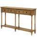 Hearth & Haven Daniel - Console Table With 2 Storage Drawers And Bottom Shelf