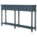 Hearth & Haven Daniel - Console Table With 2 Storage Drawers And Bottom Shelf