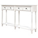 Hearth & Haven Daniel - Console Table With 2 Storage Drawers And Bottom Shelf