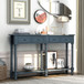 Hearth & Haven Daniel - Console Table With 2 Storage Drawers And Bottom Shelf