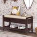 Multipurpose Entryway Shoe Rack With Cushioned Seat And Drawers