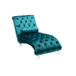 Velvet Chaise Lounge Indoor, Button Tufted Upholstered Chaise Lounge Chair With Pillow