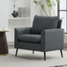 Nordic Retro Light Luxury Upholstered Sofa Chair