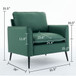 Nordic Retro Light Luxury Upholstered Sofa Chair