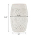 Ruby - Boho Mosaic Side Table With Ceramic Tile Top