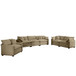 Elegant Corduroy Oversized Sectional Sofa Set With Deep Seats And Flexible Layout