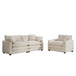 Elegant Corduroy Oversized Sectional Sofa Set With Deep Seats And Flexible Layout