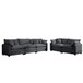 Elegant Corduroy Oversized Sectional Sofa Set With Deep Seats And Flexible Layout