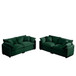 Elegant Corduroy Oversized Sectional Sofa Set With Deep Seats And Flexible Layout