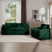Elegant Corduroy Oversized Sectional Sofa Set With Deep Seats And Flexible Layout