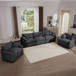 Elegant Corduroy Oversized Sectional Sofa Set With Deep Seats And Flexible Layout