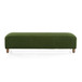 Contemporary Ottoman With Foam Cushion And Durable Upholstery