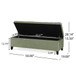 Wendover - Elegant Velvet Tufted Storage Bench With Lift-Up Top And Birch Wood Legs