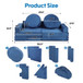 Kids Sofa Modular Play Couch, Child Sectional Sofa To Boost Creativity
