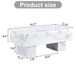Modern Simple Marble Texture Coffee Table