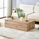 Modern Coffee Table With Light Wood Texture Pattern