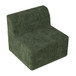 Modern Minimalist Corduroy Sleeper Sofa, Compressed Sectional Single Seat