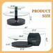 Contemporary Artistic Double Layer Coffee Table