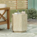 Hexagonal Archaistic Side Table High Quality Magnesium Oxide - Antique Brown