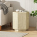 Hexagonal Archaistic Side Table High Quality Magnesium Oxide - Antique Brown