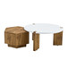 Fashionable Versatile Coffee Table Set - White / Wood
