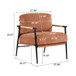 Modern Accent Chair With Plush Cushions, Cozy Seating