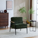 Modern Accent Chair With Plush Cushions, Cozy Seating